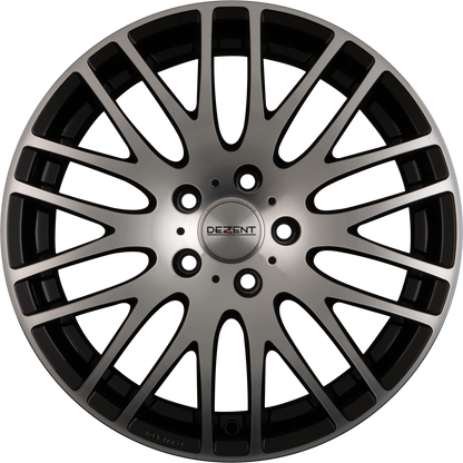 Dezent RG DARK - Schwarz Frontpoliert Alufelge 8x18 Zoll ET45 LK 5x114.3 ML71.6