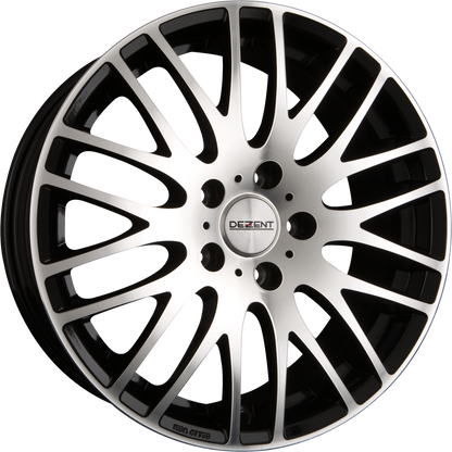 Dezent RG DARK - Schwarz Frontpoliert Alufelge 8x18 Zoll ET45 LK 5x114.3 ML71.6 – Bild 2