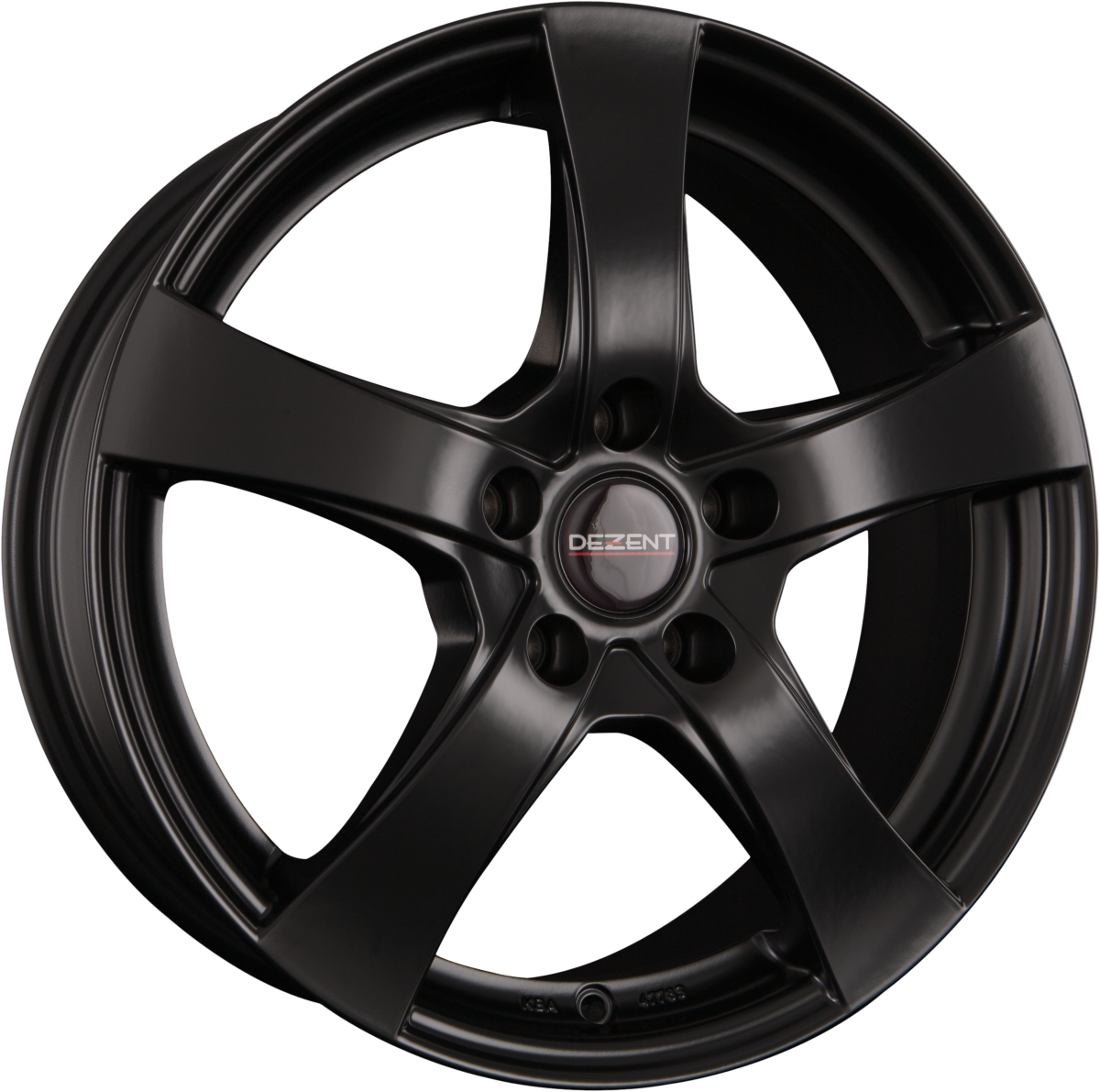 Dezent RE DARK - Black Matt Alufelge 6.5x16 Zoll ET40 LK 5x115 ML70.2 – Bild 2