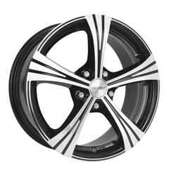 Dezent RI black polished front Alufelge 7.5x17 Zoll ET35 LK 5x112 ML70.1