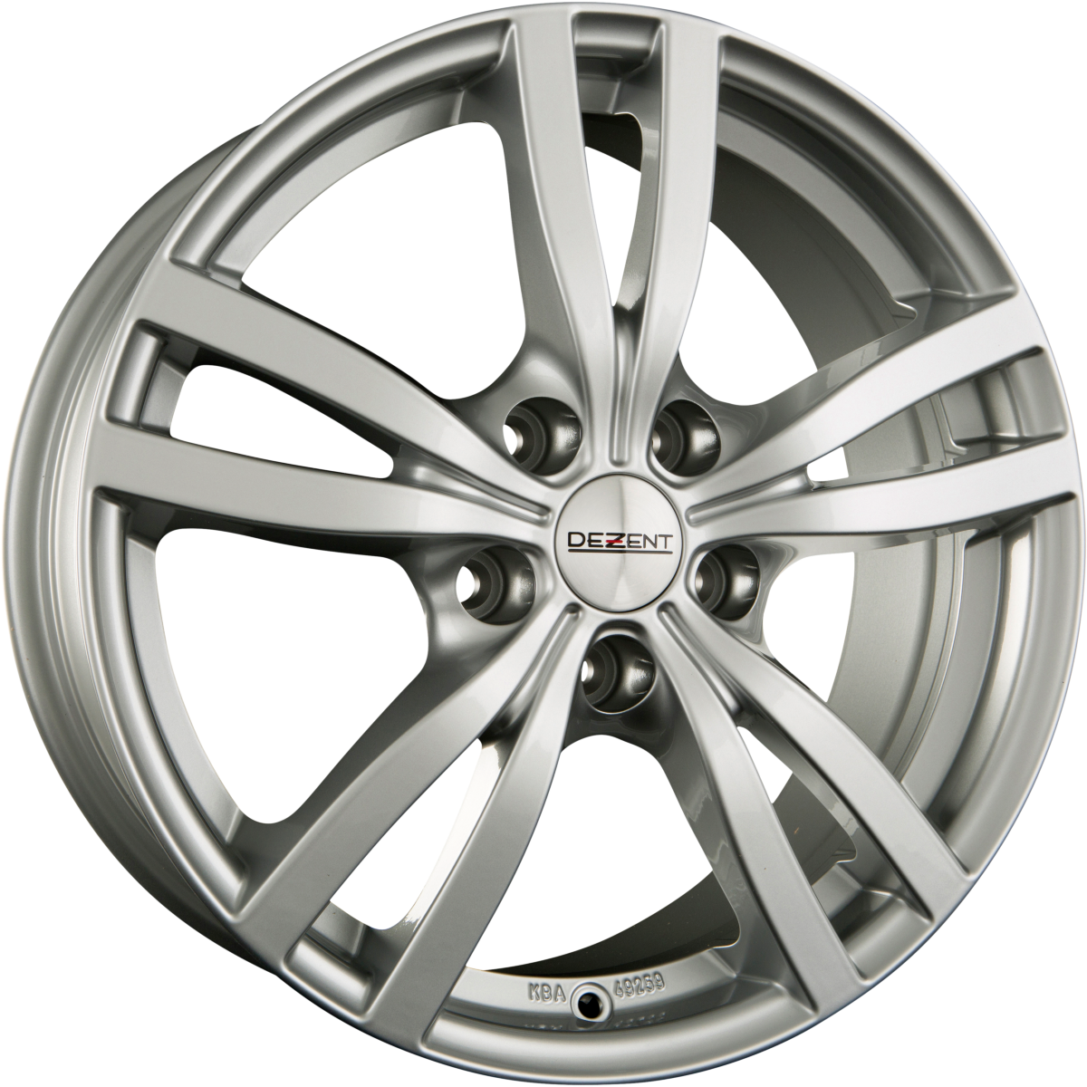 Dezent TC SILVER - Silber Alufelge 6.5x16 Zoll ET38 LK 5x114.3 ML71.6 – Bild 2