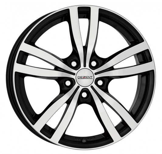 Dezent TC black polished 6x15 ET40 - LK5/114.3 ML71.6