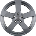 Dezent TD SILVER - Silber Alufelge 7x17 Zoll ET48 LK 5x114.3 ML71.6