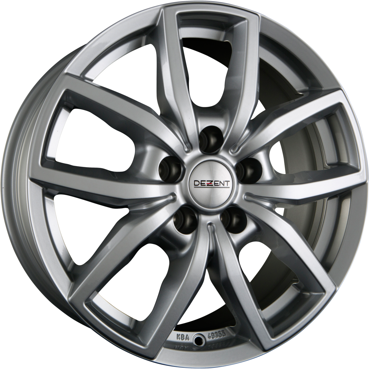 Dezent TE SILVER - Silber Alufelge 7.5x17 Zoll ET55 LK 5x112 ML70.1 – Bild 2