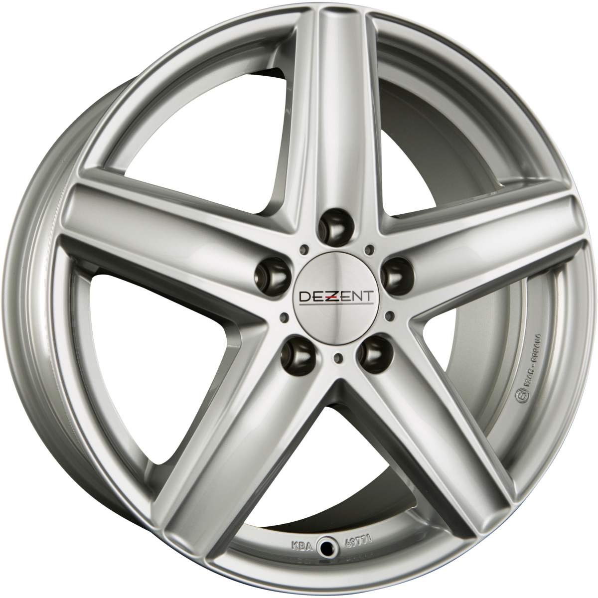 Dezent TG SILVER - Silber Alufelge 8.5x18 Zoll ET35 LK 5x112 ML66.6 – Bild 2