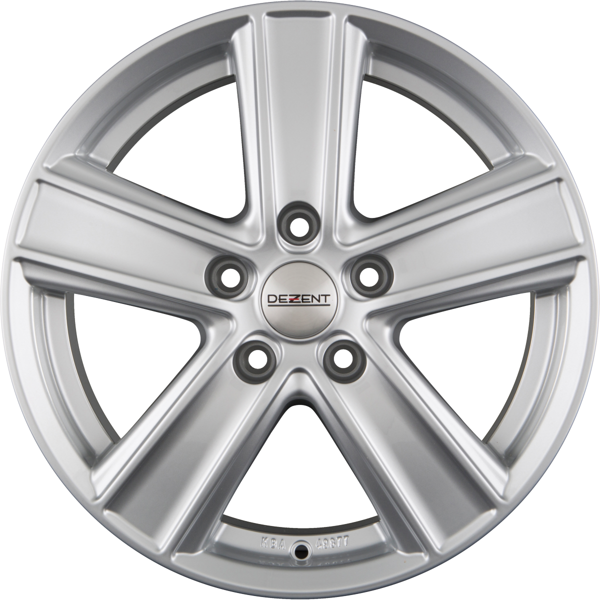 Dezent TH SILVER - Silber Alufelge 7x16 Zoll ET40 LK 5x127 ML71.6