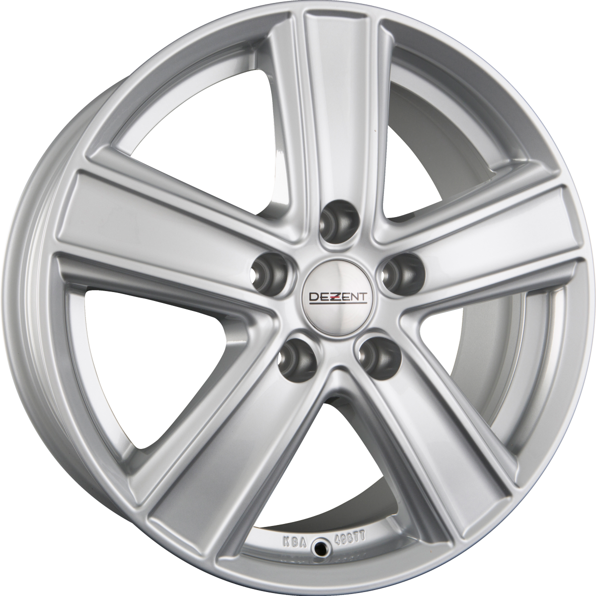 Dezent TH SILVER - Silber Alufelge 7x16 Zoll ET40 LK 5x127 ML71.6 – Bild 2
