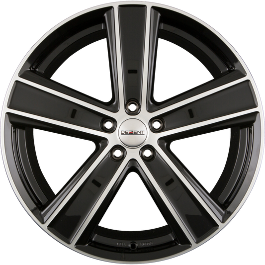 Dezent TH DARK - Black Polished Alufelge 7x16 Zoll ET48 LK 5x114.3 ML71.6