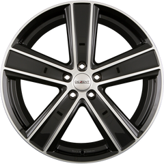 Dezent TH DARK - Black Polished Alufelge 7x16 Zoll ET48 LK 5x114.3 ML71.6