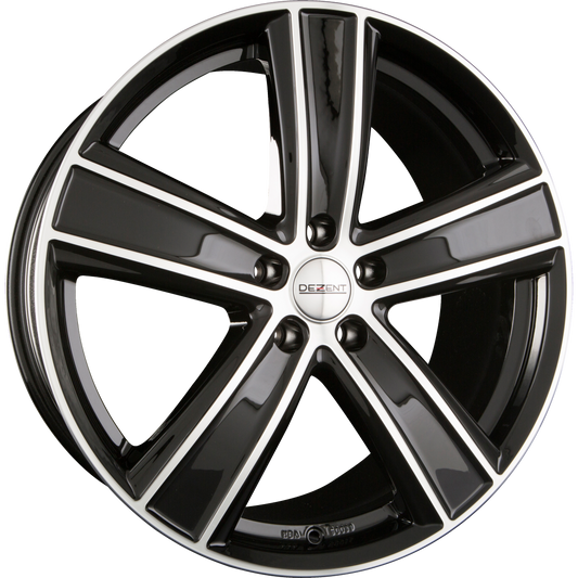 Dezent TH DARK - Black Polished Alufelge 7x16 Zoll ET48 LK 5x114.3 ML71.6 – Bild 2