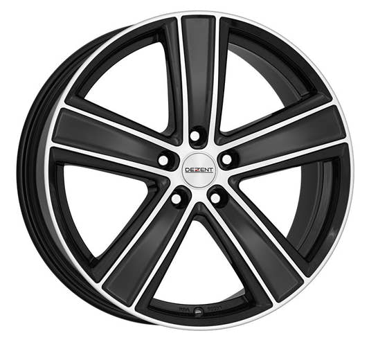Dezent TH black polished 7x16 ET40 - LK5/127 ML71.6