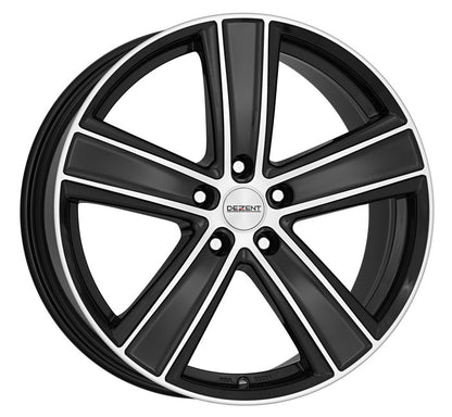 Dezent TH black polished 7x16 ET40 - LK5/127 ML71.6