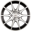 Dezent TI DARK - Black Polished Front Alufelge 7x17 Zoll ET40 LK 4x108 ML70.1