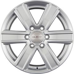 Dezent TJ SILVER - Silber Alufelge 8x17 Zoll ET35 LK 6x139.7 ML67.1
