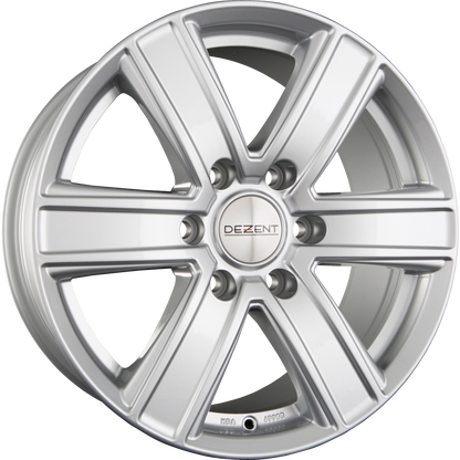 Dezent TJ SILVER - Silber Alufelge 8x17 Zoll ET35 LK 6x139.7 ML67.1 – Bild 2