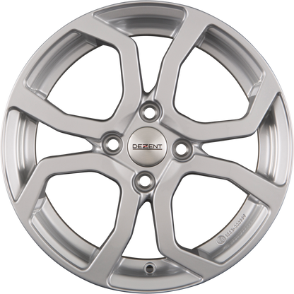 Dezent TS SILVER - Silber Alufelge 5x15 Zoll ET38 LK 4x100 ML60.1