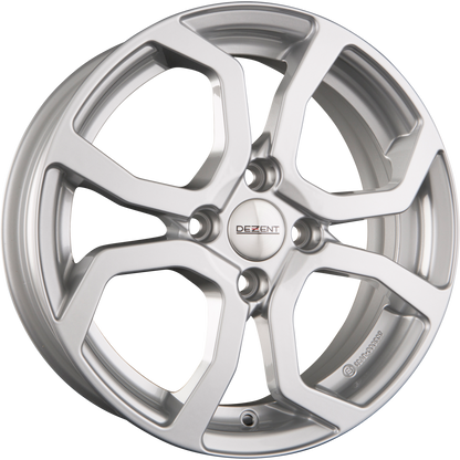 Dezent TS SILVER - Silber Alufelge 5x15 Zoll ET38 LK 4x100 ML60.1 – Bild 2