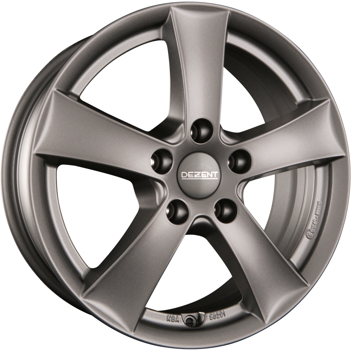 Dezent TX GRAPHITE - Graphite Matt Alufelge 5.5x14 Zoll ET35 LK 4x100 ML57.1 – Bild 2