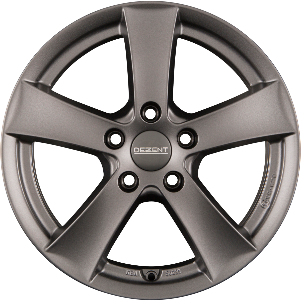 Dezent TX GRAPHITE - Graphite Matt Alufelge 5.5x15 Zoll ET36 LK 4x100 ML54.1