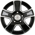 Dezent Van DARK - Black Polished Alufelge 6.5x16 Zoll ET62 LK 6x130 ML84.1