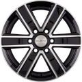 Dezent TJ DARK - Black Polished Front Alufelge 7x16 Zoll ET45 LK 6x114.3 ML66.1