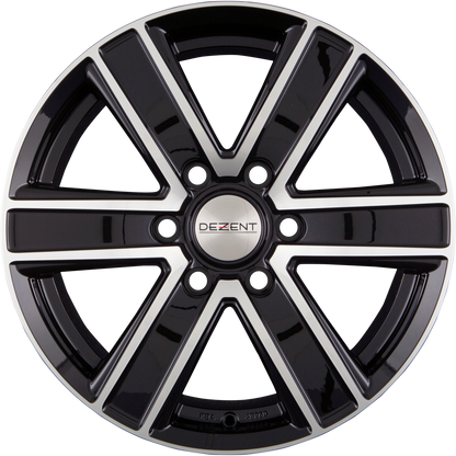Dezent TJ DARK - Black Polished Front Alufelge 7x16 Zoll ET45 LK 6x114.3 ML66.1