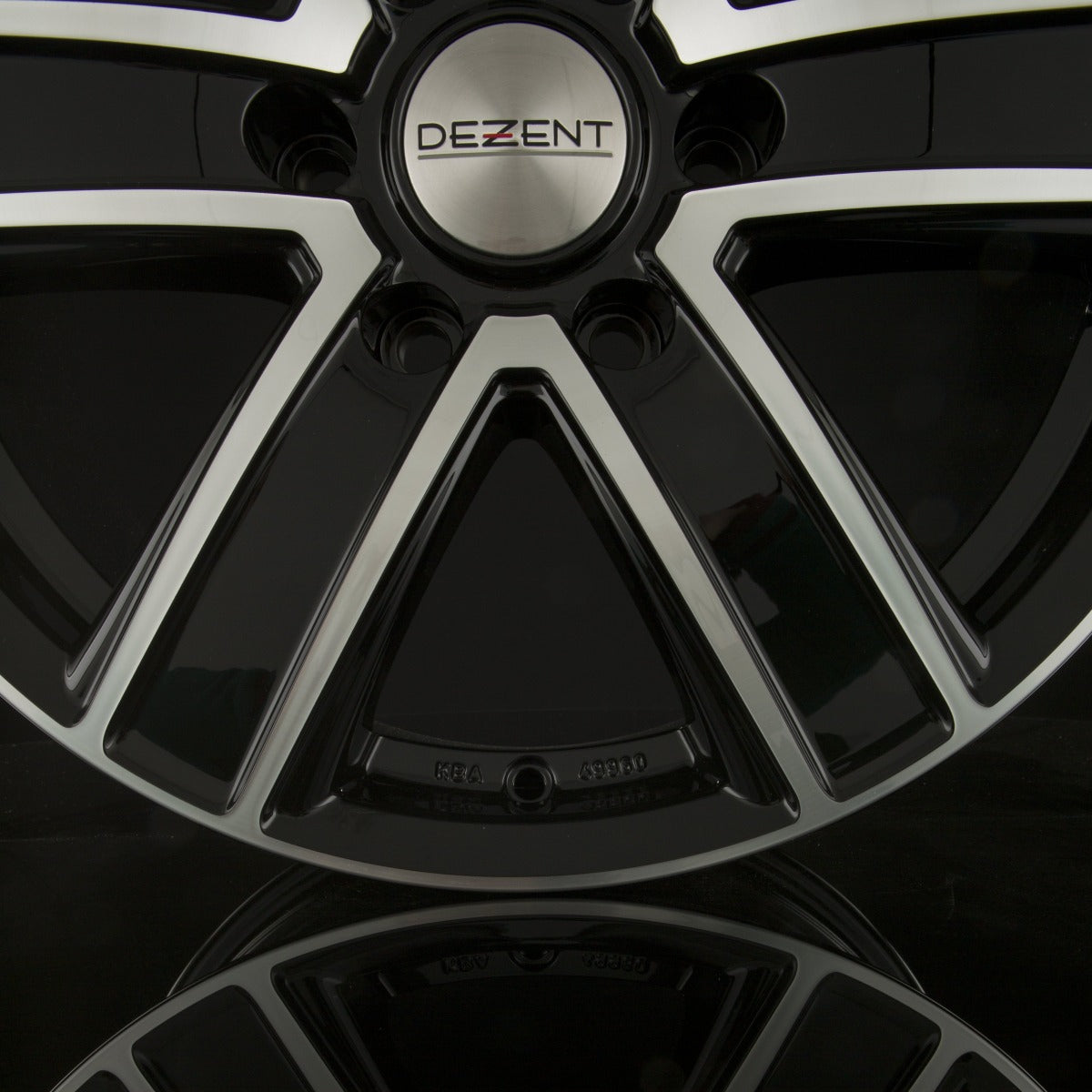 Dezent TJ DARK - Black Polished Front Alufelge 7x16 Zoll ET45 LK 6x114.3 ML66.1 – Bild 4
