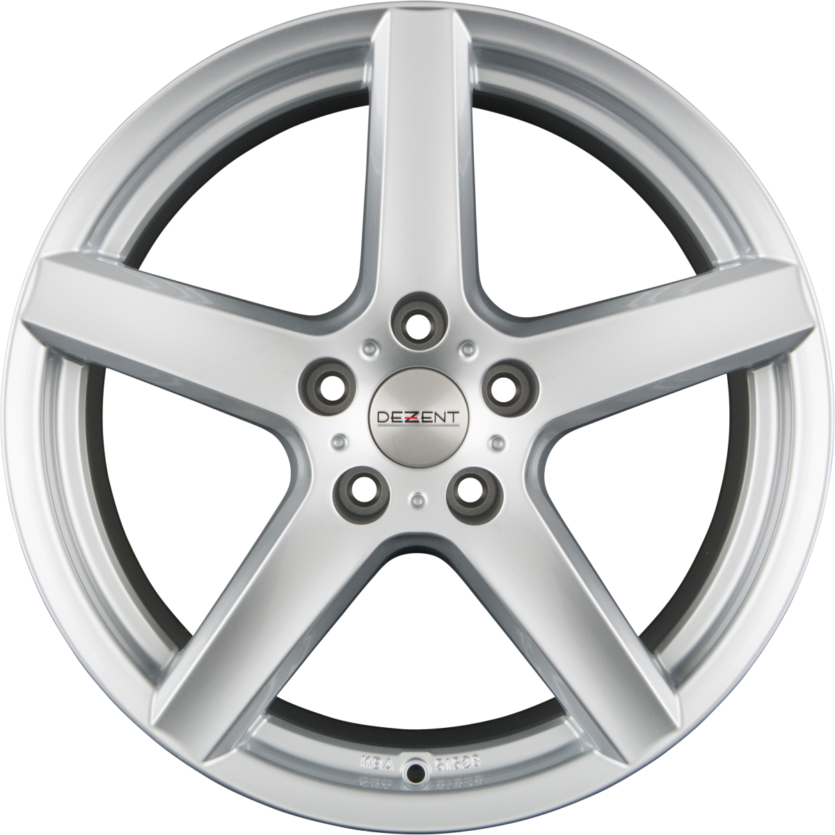 Dezent TY SILVER - Silber Alufelge 8x18 Zoll ET40 LK 5x114.3 ML71.6