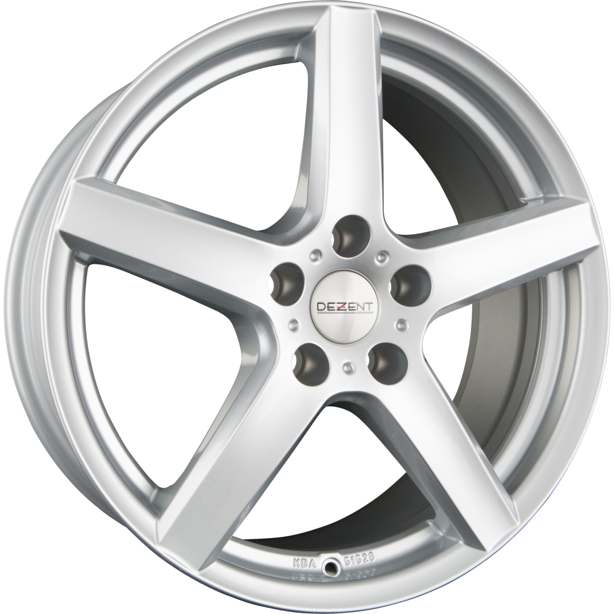 Dezent TY SILVER - Silber Alufelge 8x18 Zoll ET45 LK 5x120 ML72.6 – Bild 2