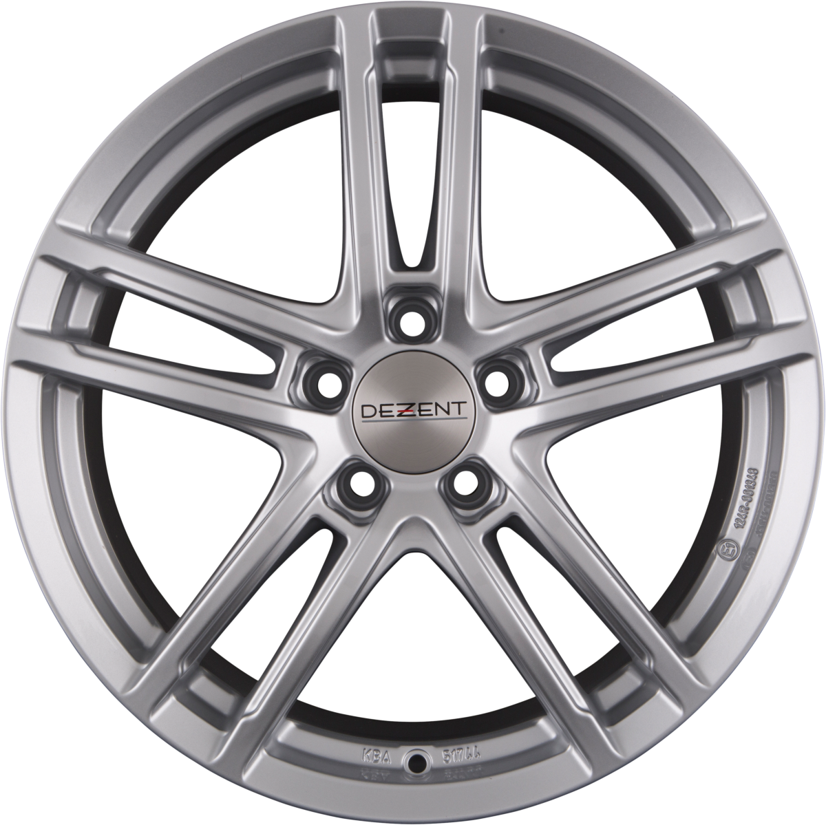 Dezent TZ SILVER - Silber Alufelge 6x15 Zoll ET39 LK 4x100 ML56.6