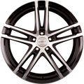 Dezent TZ DARK - Black Polished Alufelge 7.5x18 Zoll ET38 LK 5x100 ML60.1