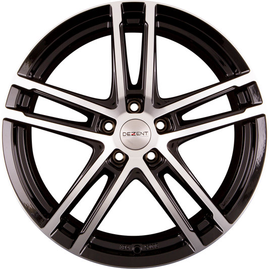 Dezent TZ DARK - Black Polished Alufelge 7.5x18 Zoll ET44 LK 5x112 ML66.6