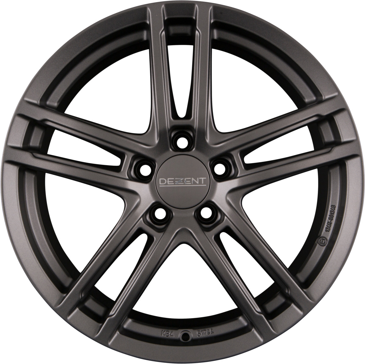 Dezent TZ GRAPHITE - Graphite Matt Alufelge 6x15 Zoll ET40 LK 5x112 ML70.1