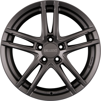 Dezent TZ GRAPHITE - Graphite Matt Alufelge 6x15 Zoll ET40 LK 5x112 ML70.1