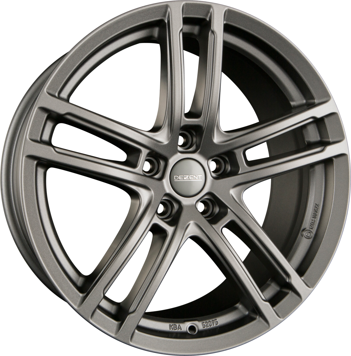 Dezent TZ-C GRAPHITE - Graphite Matt Alufelge 7.5x17 Zoll ET27 LK 5x112 ML66.6 – Bild 2