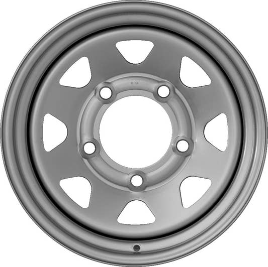 Dotz Dakar silver (ohne Nabenbecher) 6x15 ET0 - LK5/139.7 ML110.5 – Bild 2