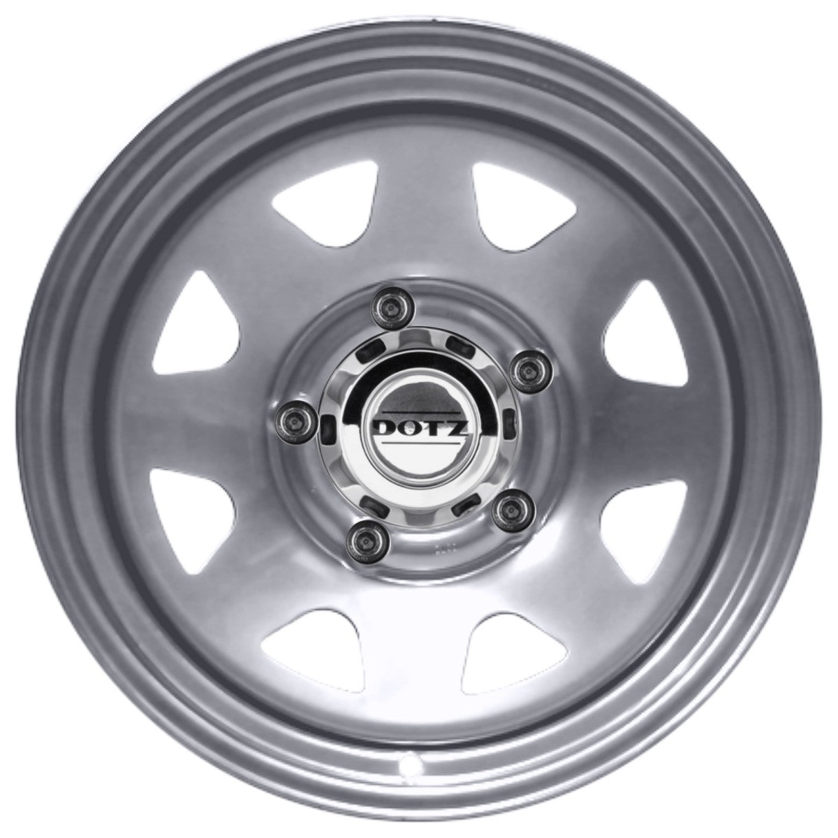 Dotz Dakar silver (ohne Nabenbecher) 7x16 ET8 - LK5/165.1 ML122.5 – Bild 4