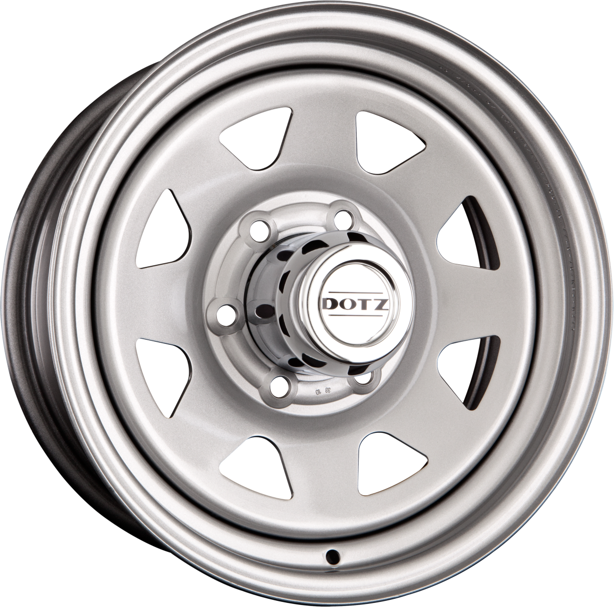 Dotz Pharao High Gloss - Offroad Stahlfelge 6x15 Zoll ET45 LK 5x139.7 ML110.1 – Bild 2