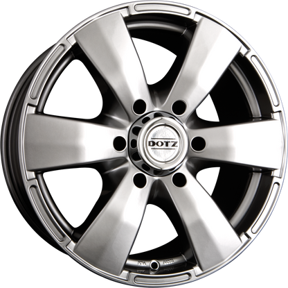 Dotz Luxor Silber High Gloss Alufelge 7x16 Zoll ET0 LK 6x139.7 ML110 – Bild 2