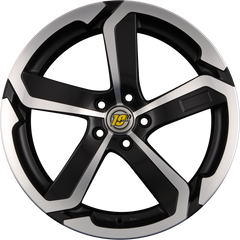 Dotz Hanzo Matt Schwarz Frontpoliert Alufelge 8x17 Zoll ET32 LK 5x100 ML60.1