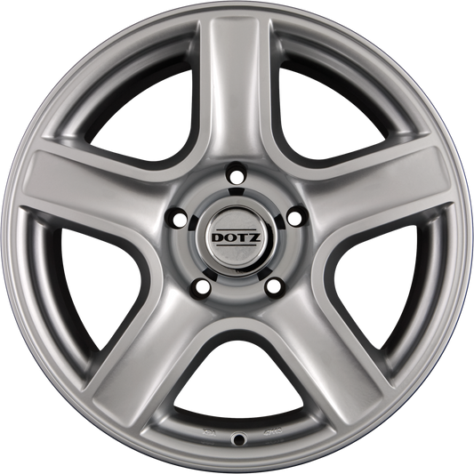 Dotz Hammada Silver Alufelge 8x16 Zoll ET0 LK 5x139.7 ML110