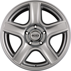 Dotz Hammada Silver Alufelge 8x16 Zoll ET0 LK 5x139.7 ML110
