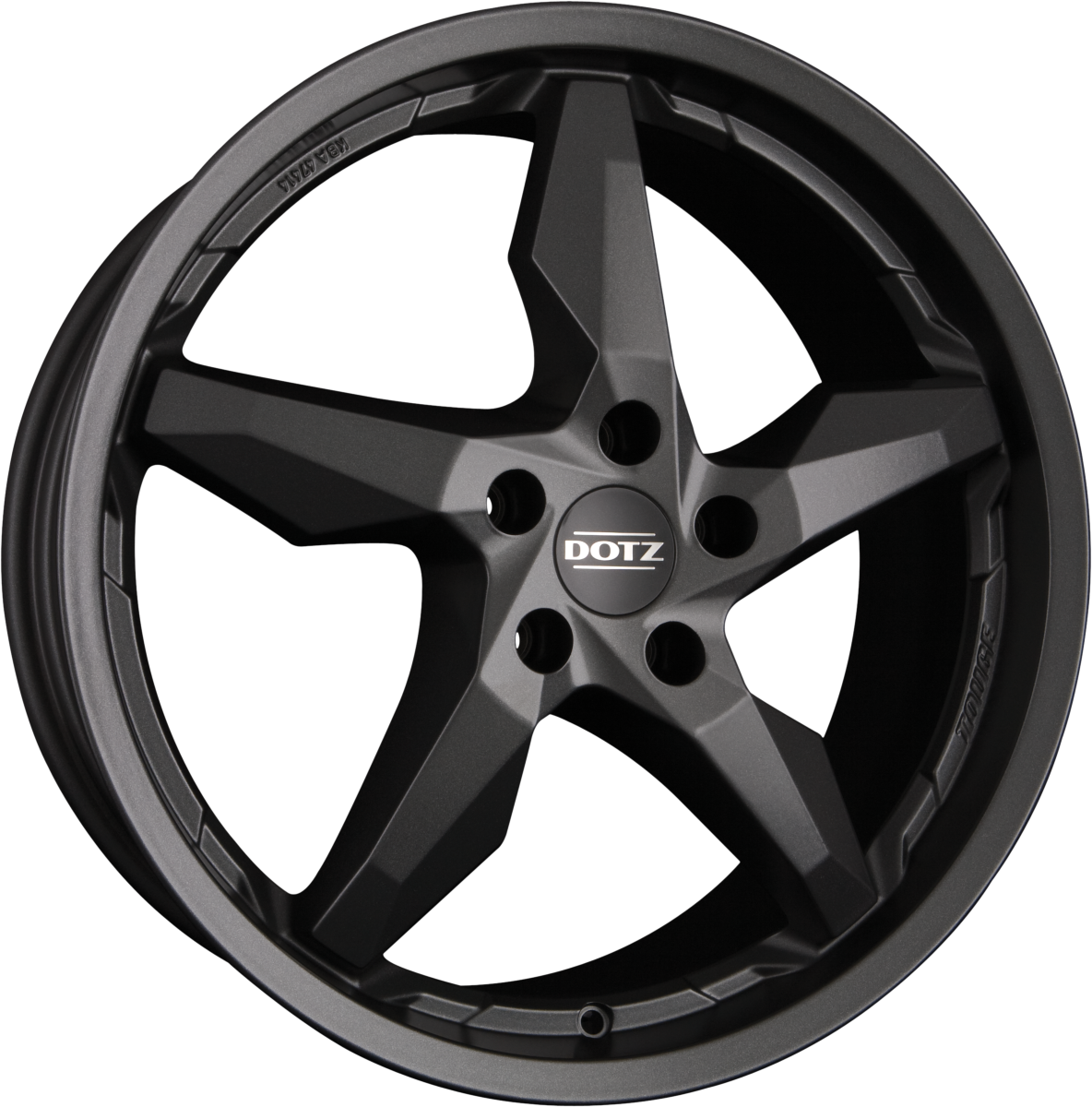 Dotz Touge Graphite Alufelge 8x17 Zoll ET48 LK 5x112 ML70.1 – Bild 2