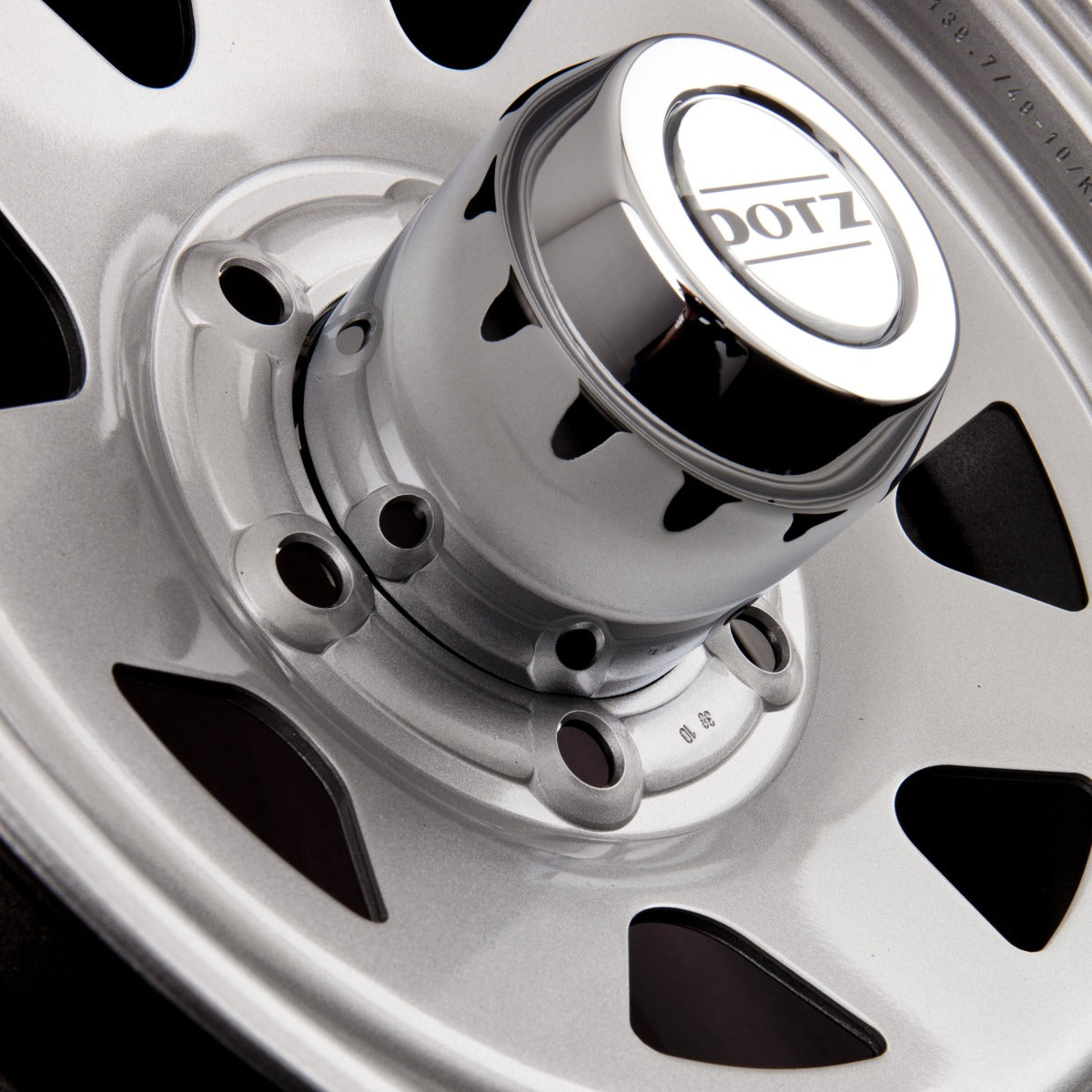 Dotz DAKAR - Ohne Zubehör SILVER - Silber - Offroad Stahlfelge 6x15 Zoll ET0 LK 5x139.7 ML110.1 – Bild 5
