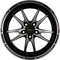 Dotz Tupac Schwarz Frontpoliert Alufelge 8x18 Zoll ET20 LK 5x120 ML74.1