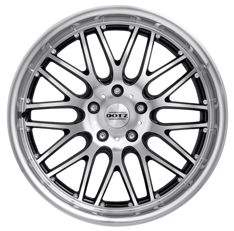 Dotz Mugello black polished Alufelge 8x17 Zoll ET35 LK 5x112 ML70.1 – Bild 2