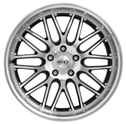 Dotz Mugello black polished Alufelge 8x17 Zoll ET35 LK 5x112 ML70.1 – Bild 2