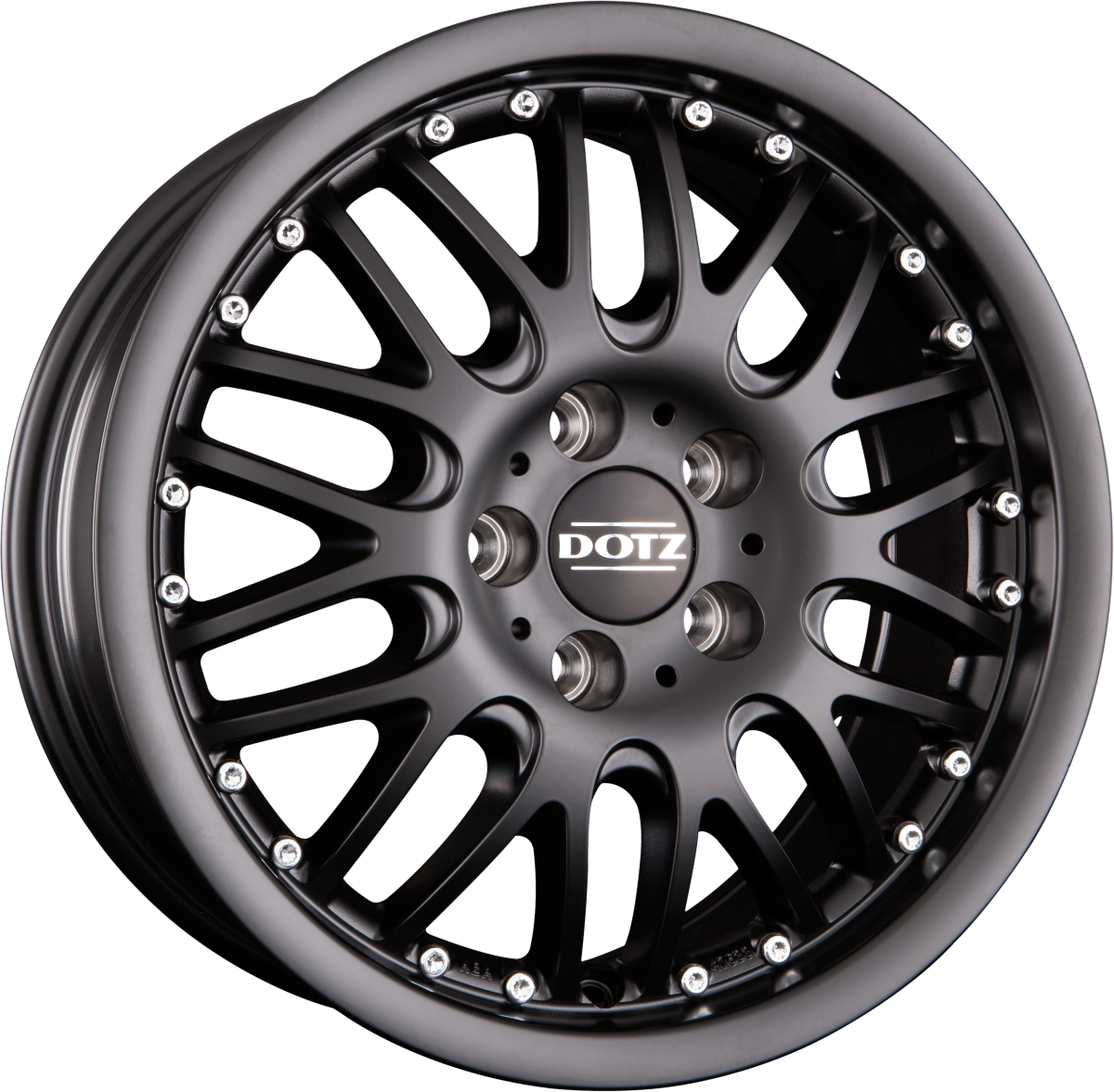 Dotz Mugello DARK Black Matt Alufelge 8x18 Zoll ET35 LK 5x112 ML70.1 – Bild 2