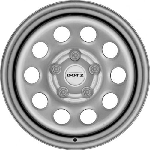 Dotz Modular silver Stahlfelge 7x16 Zoll ET30 LK 5x120 ML65 – Bild 2