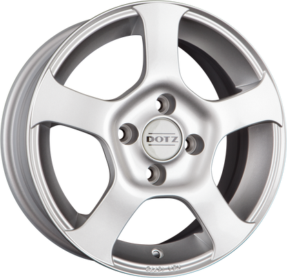 Dotz Imola Silber Alufelge 7x17 Zoll ET48 LK 5x112 ML70.1 – Bild 2